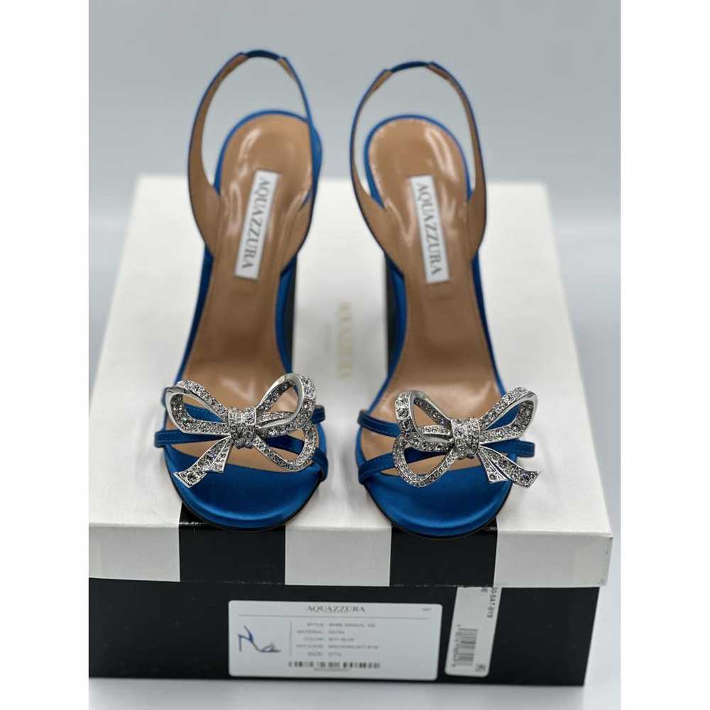 Aquazzura Cloth heels - image 6