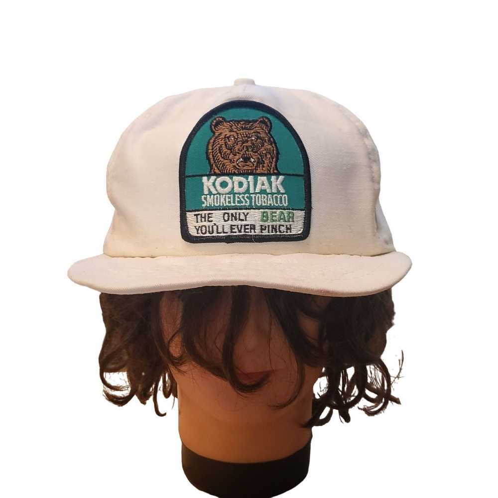 Vintage Vintage Snapback Hat Kodiak Smokeless Tob… - image 1