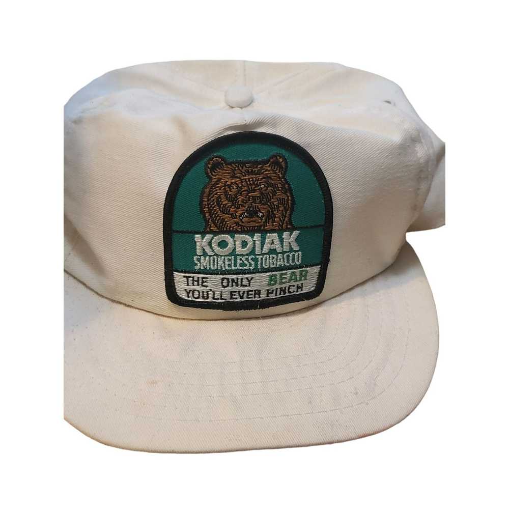 Vintage Vintage Snapback Hat Kodiak Smokeless Tob… - image 5