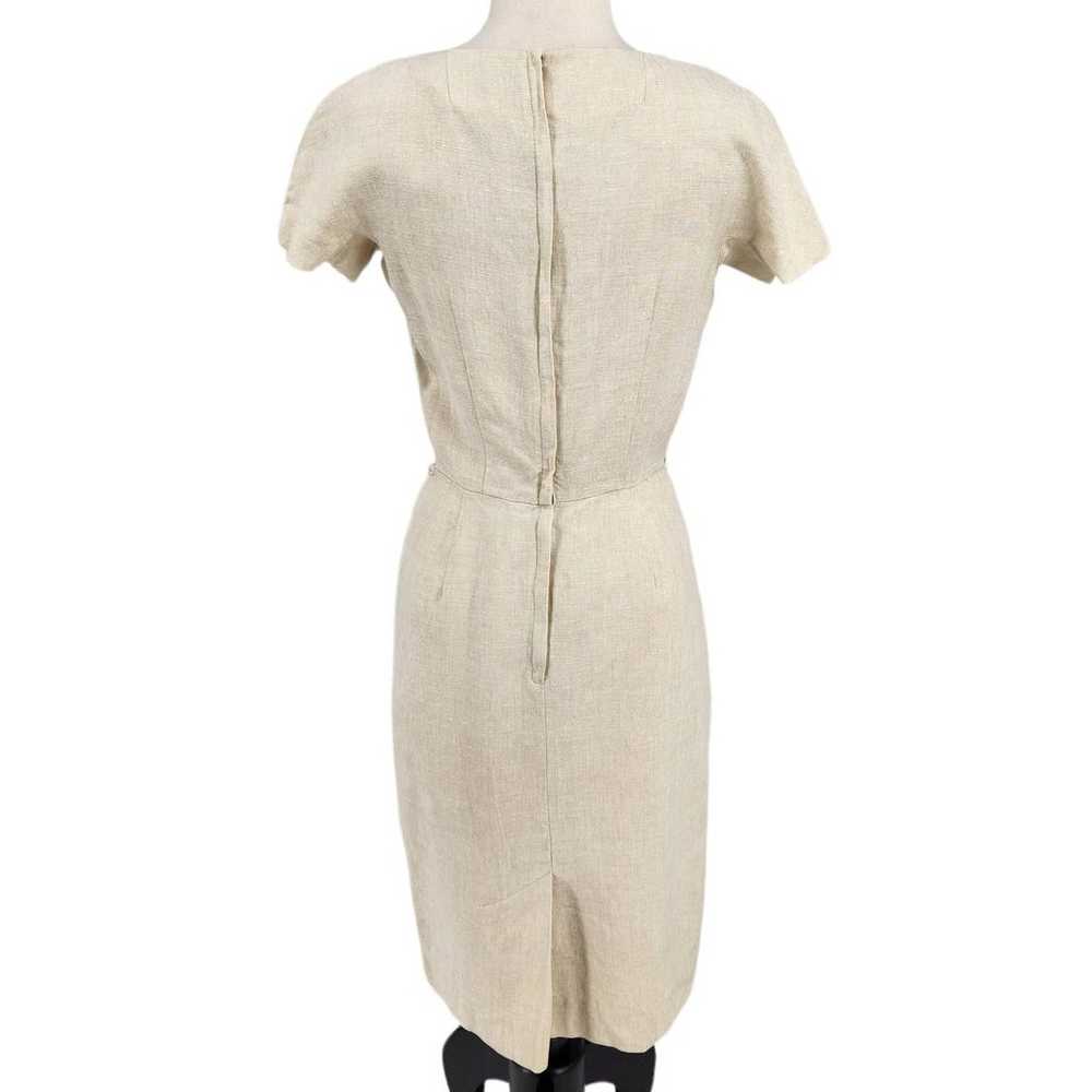 Vintage Nardis of Dallas Irish Linen Pencil Dress… - image 4
