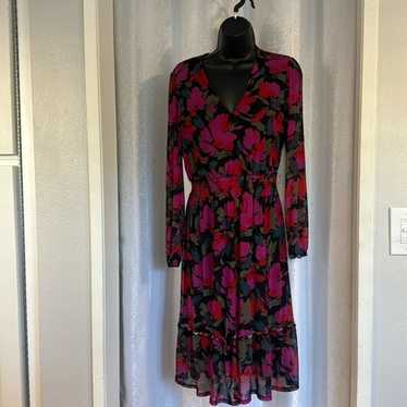 KATE & LILY MESH FLORAL Dress Sz: 12 - image 1