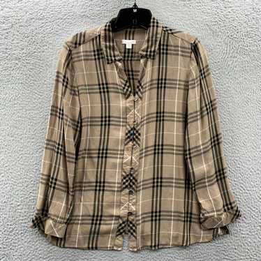 Vintage J Jill Shirt Womens Petite Medium Button … - image 1