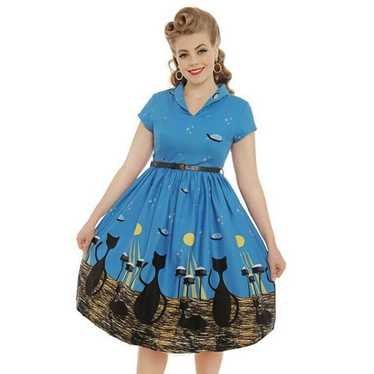 Lindy Bop Emily Space Cat Dress - image 1