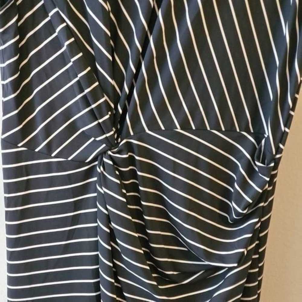 Banana Republic striped maxi dress size large new - image 2