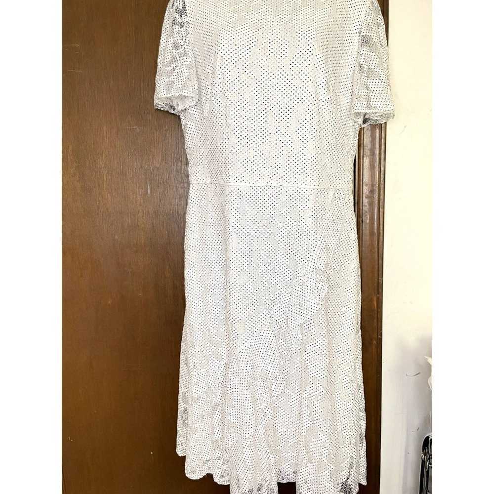Lauren Ralph Lauren Floral Lace Ruffle Dress Wome… - image 6