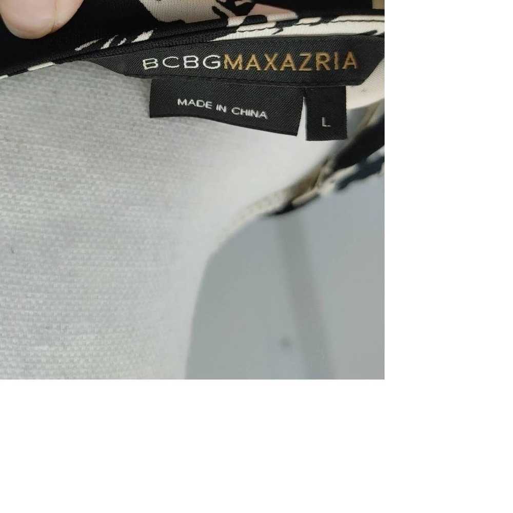 BCBG Max Azria Midi Dress Sleeveless VNeck Large … - image 5