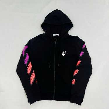 Off-White OFF-WHITE SS21 MARKER ZIP-UP HOODIE - image 1