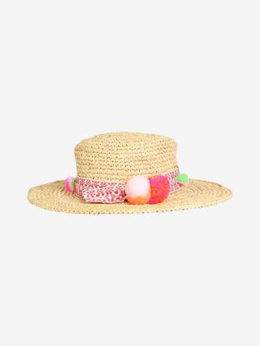 Hat Attack Neutral raffia sunhat