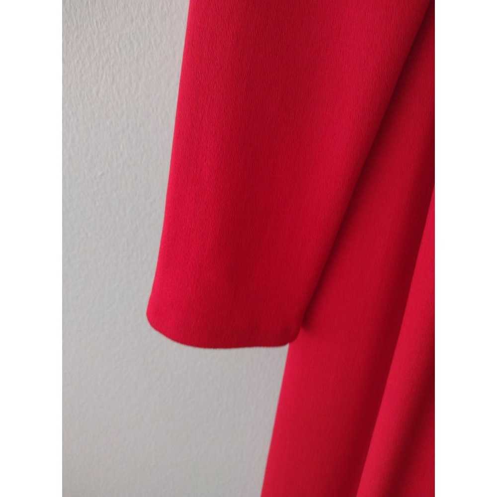Vintage 90s Red Career Dress Cynthia Howie double… - image 8