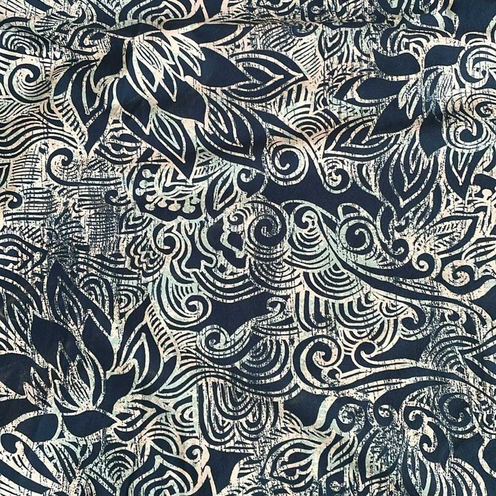 Title Nine Phantasm Dress Floral Batik Print Cut … - image 8