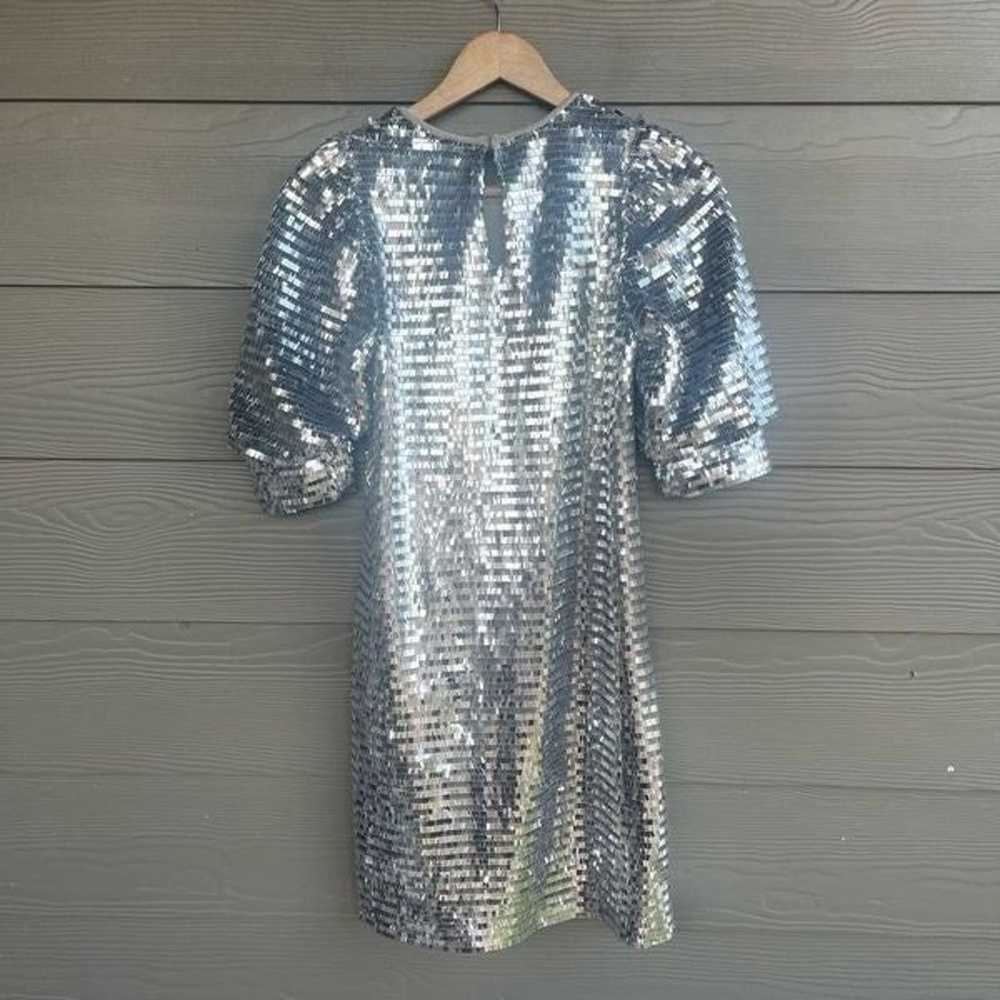 Zara silver all over sequin dress blogger favorite - image 7