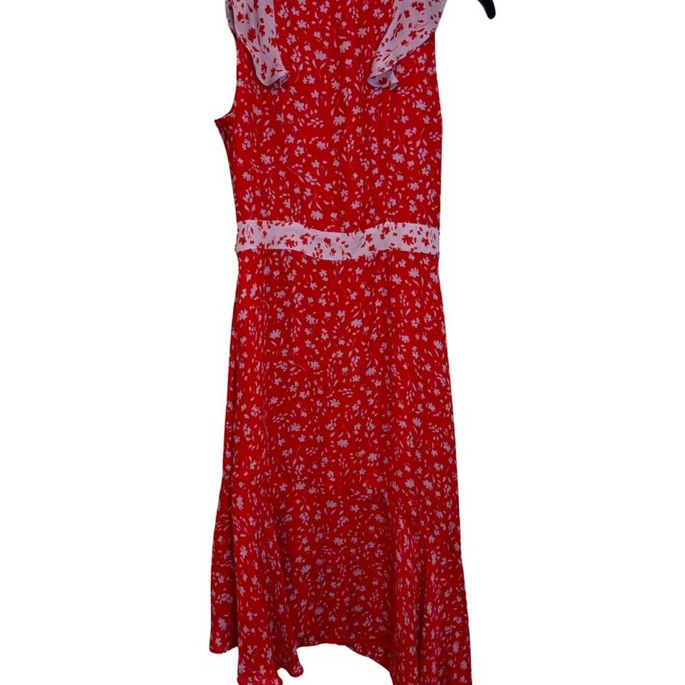 Parker Asymmetrical Midi Dress Women's Size 6 Jen… - image 6
