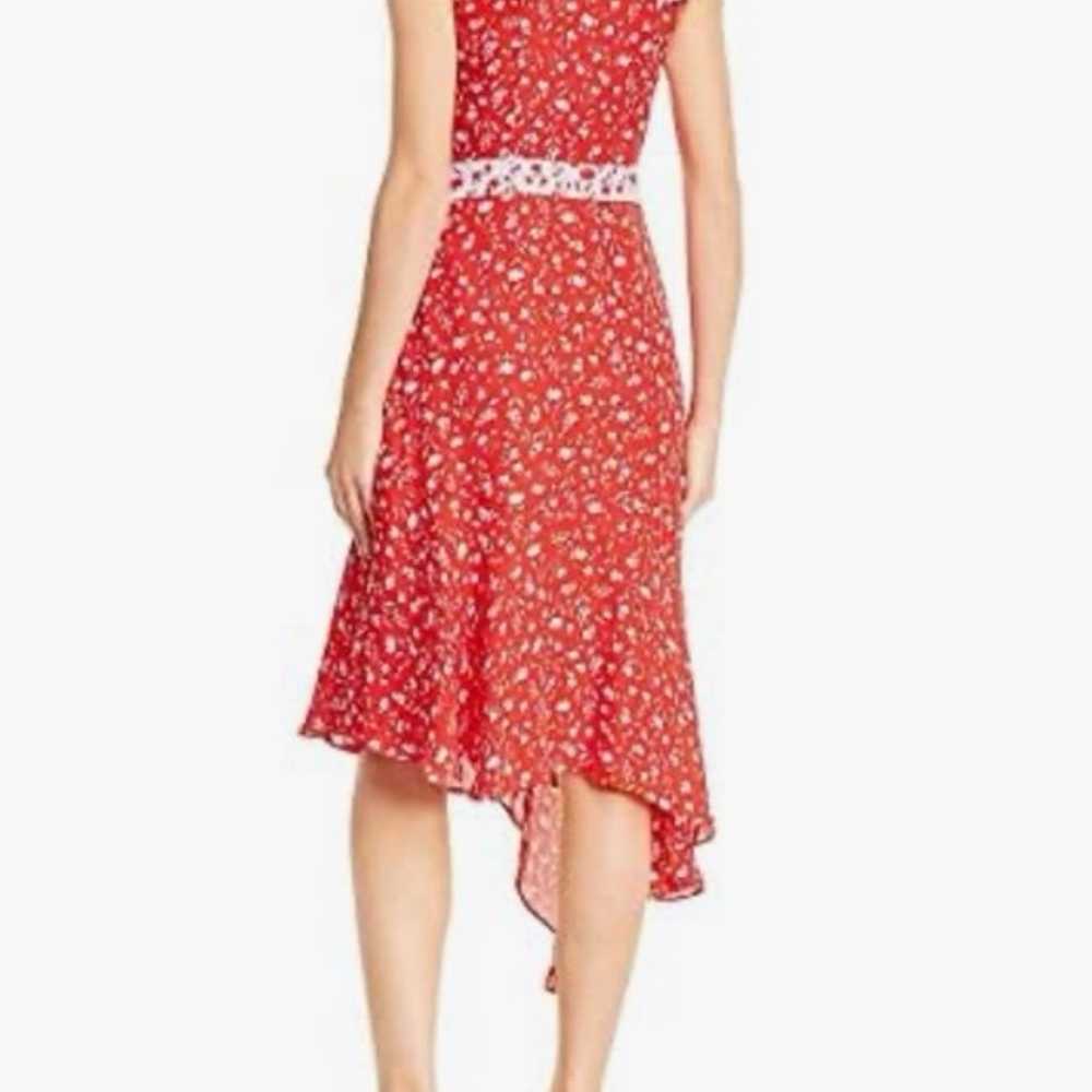Parker Asymmetrical Midi Dress Women's Size 6 Jen… - image 8
