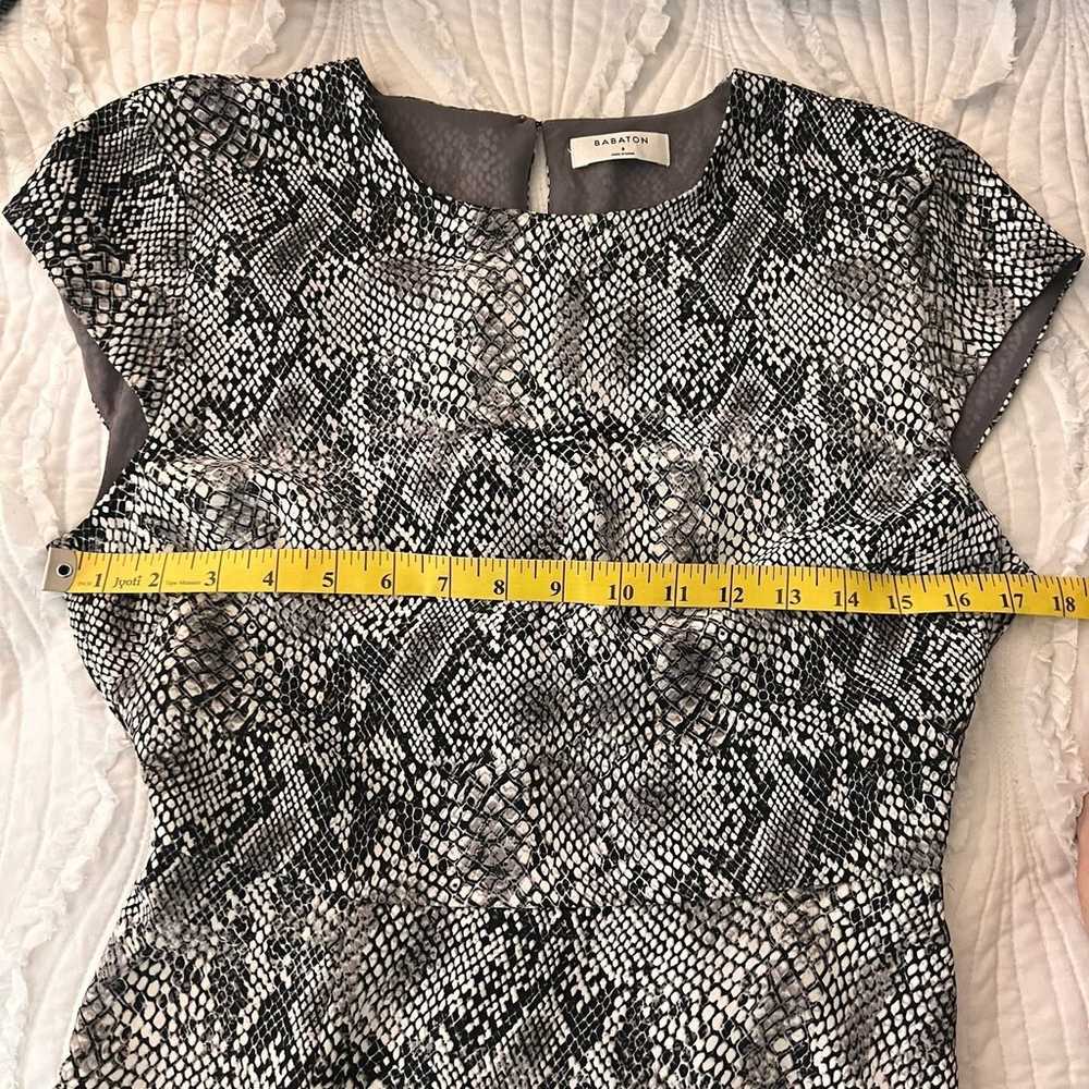 ARITZIA BABATON Hamptons Mini Dress Snake Print S… - image 10
