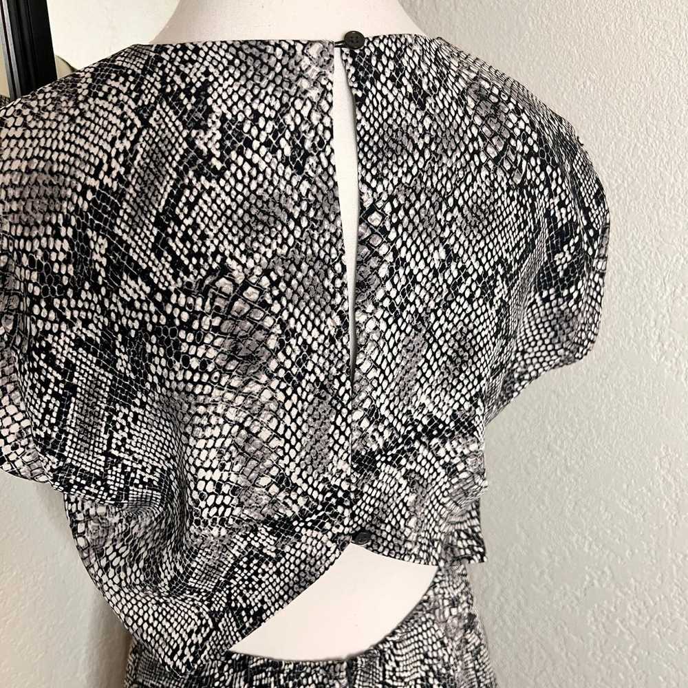 ARITZIA BABATON Hamptons Mini Dress Snake Print S… - image 6