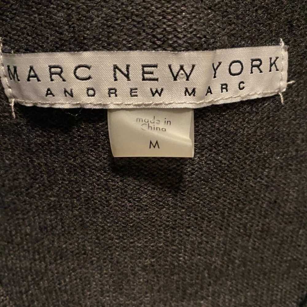 Marc New York Gray Studded V-Neck Sweater Dress S… - image 4