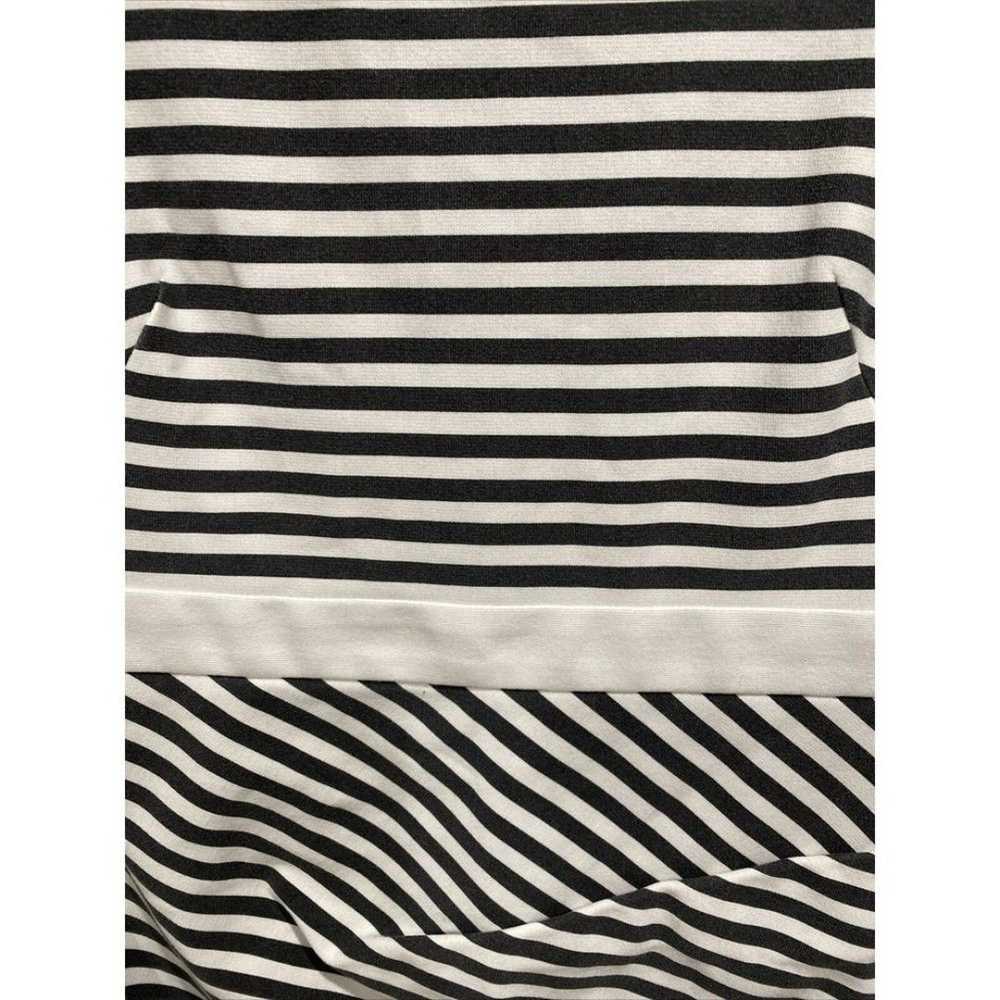 Karen Millen Women's Black White Striped Fitted L… - image 3
