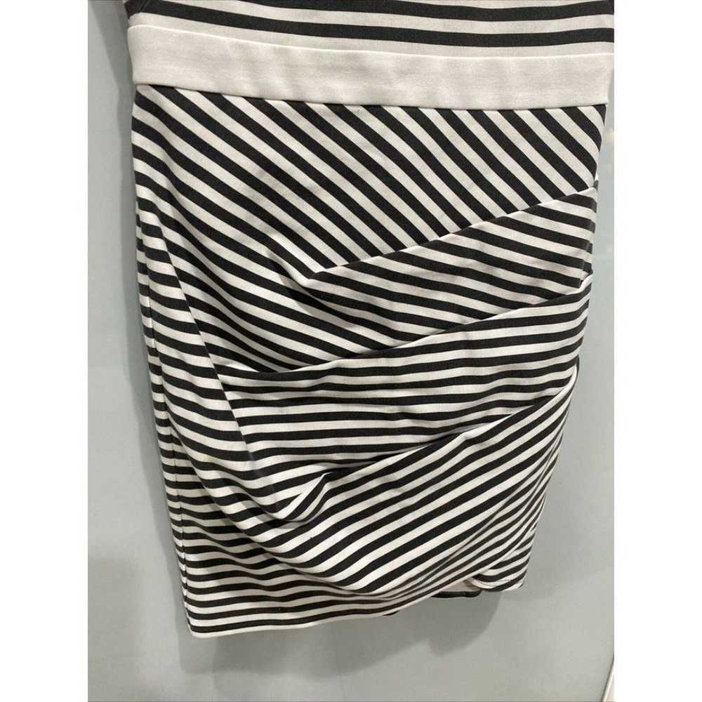 Karen Millen Women's Black White Striped Fitted L… - image 5