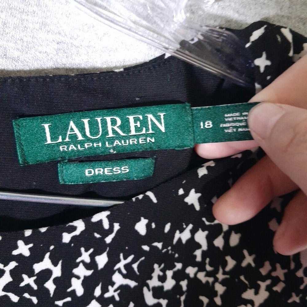 Lauren Ralph Lauren Dress Womens Plus Size 18 Sle… - image 2