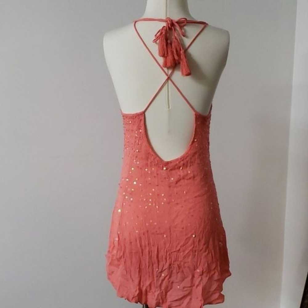 Free people Just Watch Me Slip Dress in Sky size … - image 8
