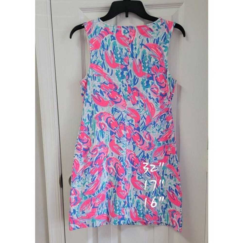 Lilly Pulitzer Coral Cracked Up Harper  Dress XS - image 3