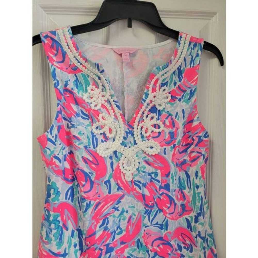 Lilly Pulitzer Coral Cracked Up Harper  Dress XS - image 5