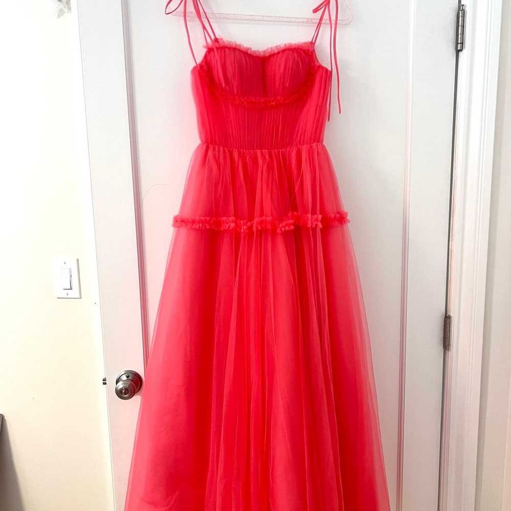 Coral Pink Beauty Dress - image 1