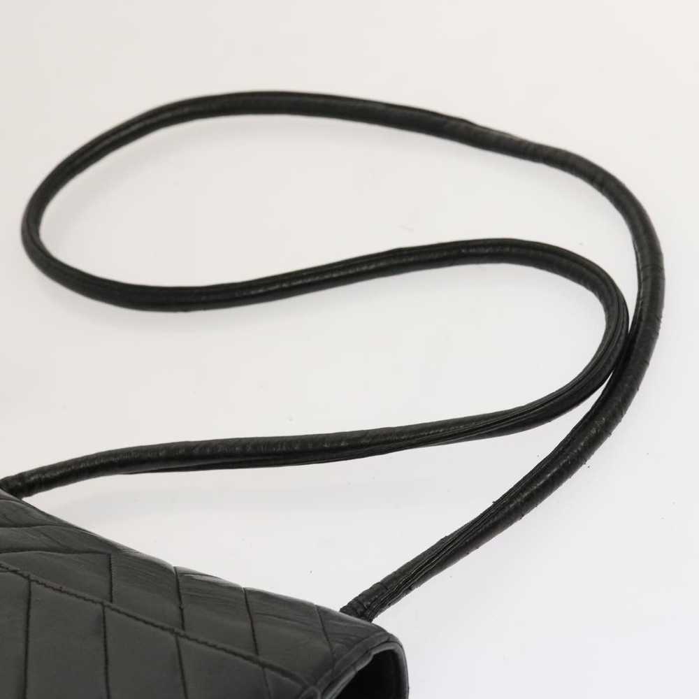 Chanel CHANEL V Stitch Shoulder Bag Lamb Skin Bla… - image 8