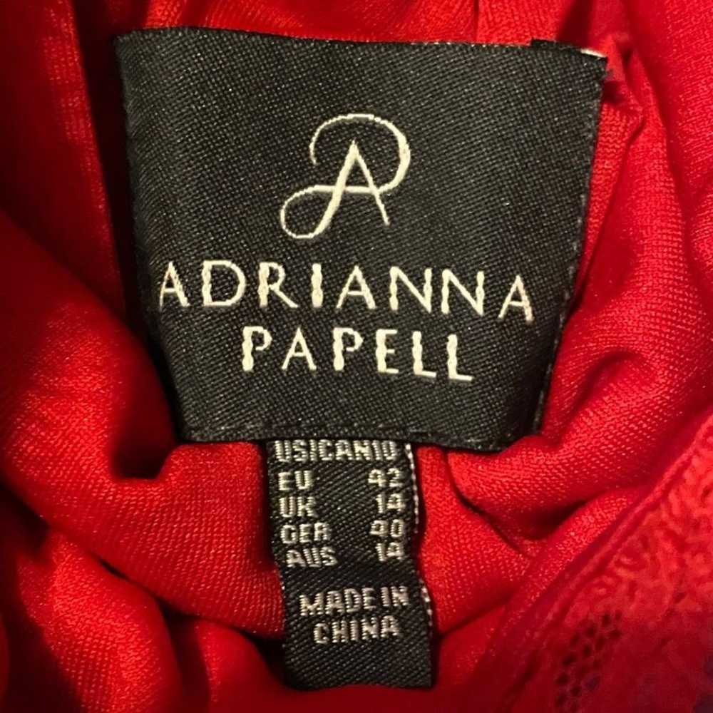 Adrianna Papell, Lace Overlay ¾ Sleeve Sheath Dre… - image 9