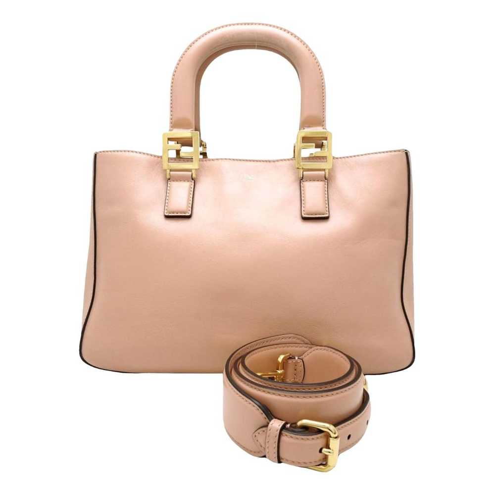 Fendi Ff leather handbag - image 1