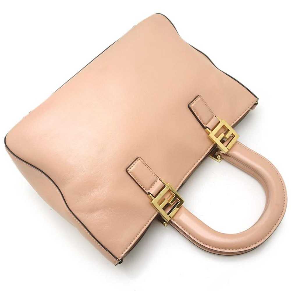 Fendi Ff leather handbag - image 3