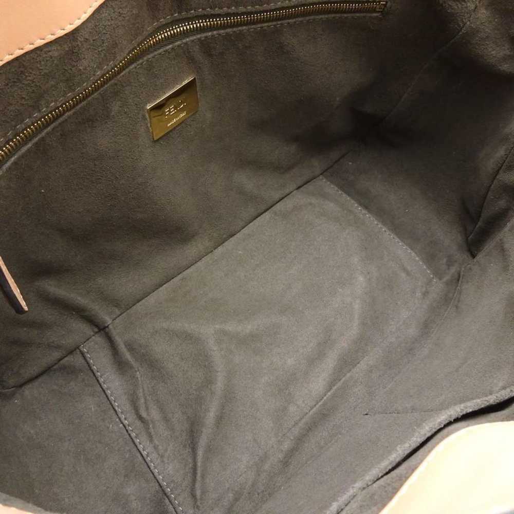 Fendi Ff leather handbag - image 4