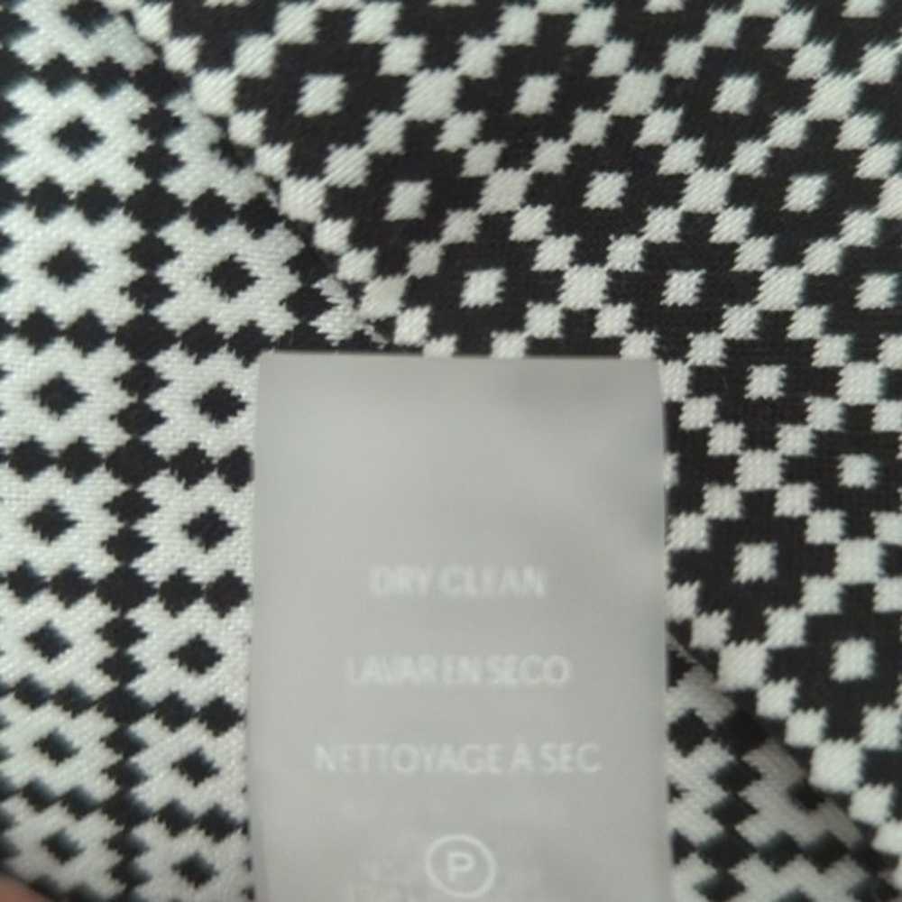 Calvin Klein Square Jacquard Sheath Dress Black W… - image 7