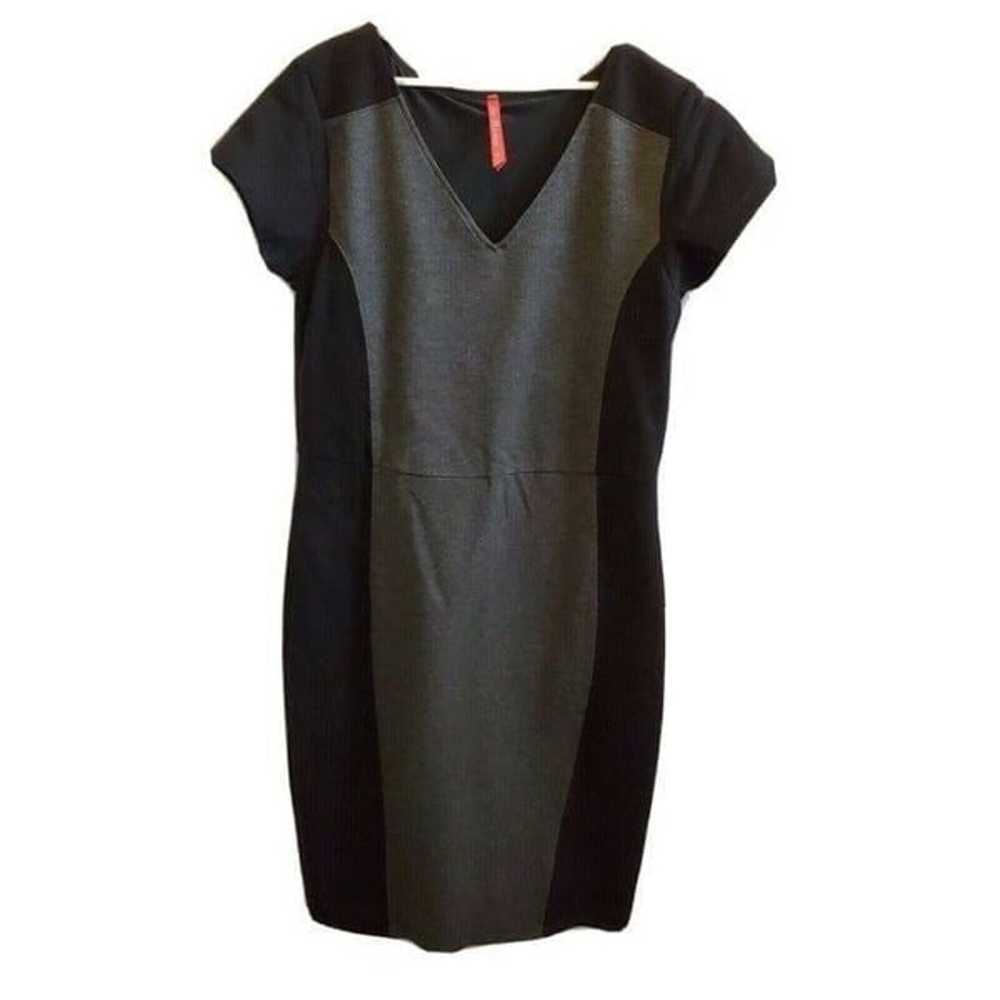 Slimming Shapewear Dress Gray Black Colorblock fi… - image 2