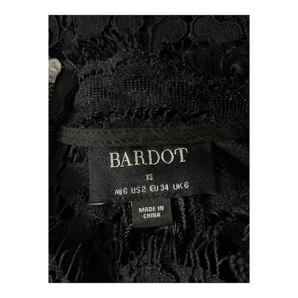 Bardot Dress Lace Panel shift black size 2 XS - image 4