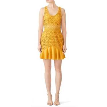 Stylestalker Solana mustard yellow geometric desig