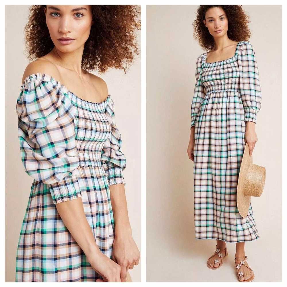 Maeve by Anthropologie Women Cerie Plaid Long Sle… - image 1