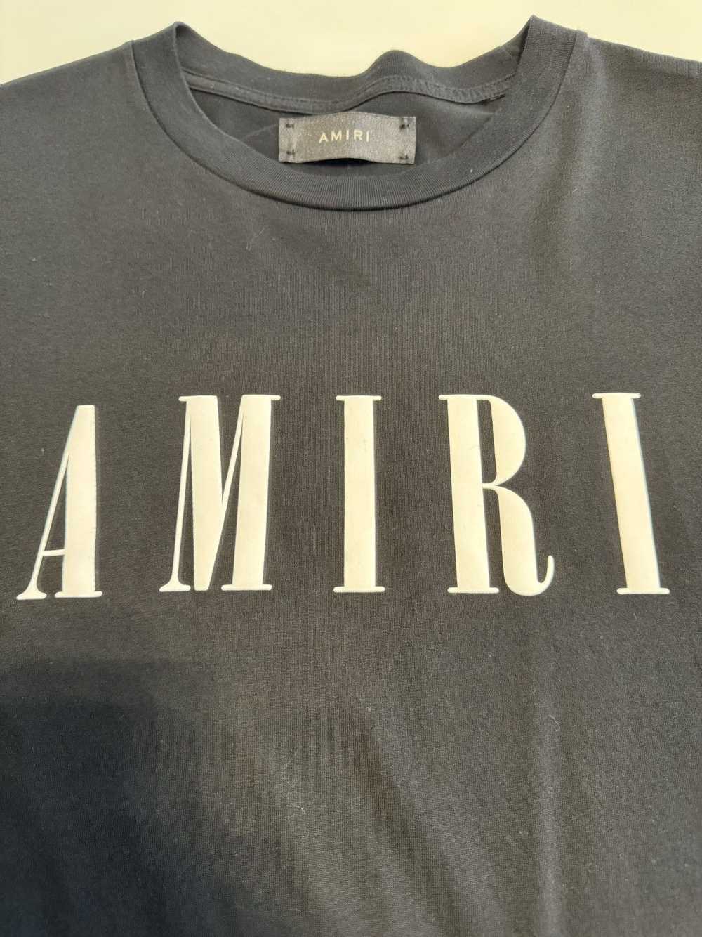 Amiri Amiri Black Logo T Shirt Size XL - image 2