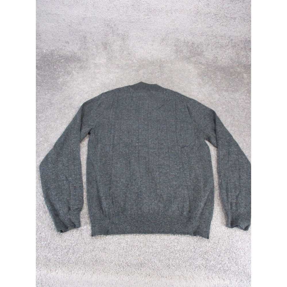 Vintage Greg Norman Sweater Mens Small Gray Knit … - image 3
