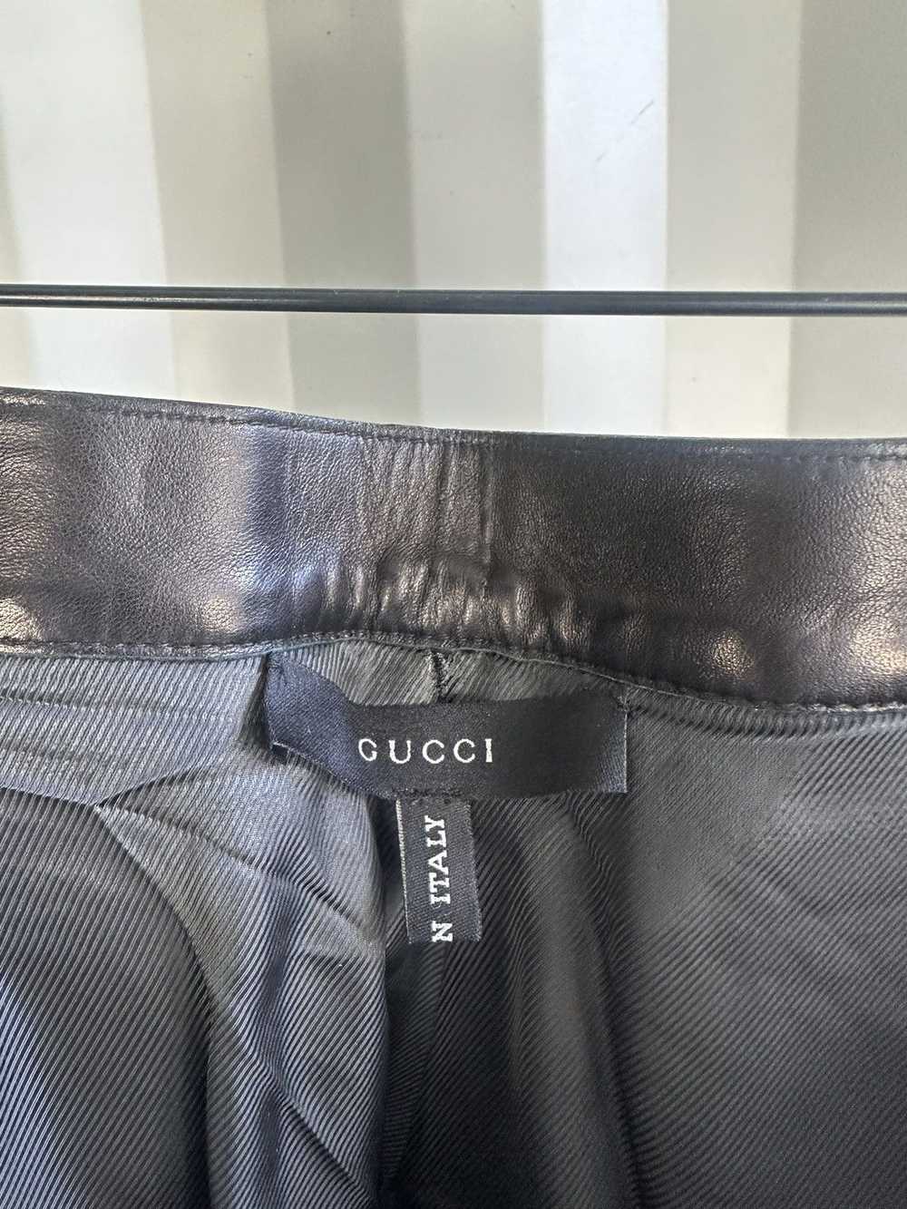 Gucci × Tom Ford Herringbone Wide Leg Pants - image 7