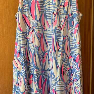 Lilly Pulitzer Kristen flounce dress size xl - image 1