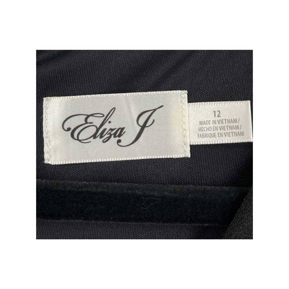 Eliza J Dress faux wrap sleeveless bow at side bl… - image 3