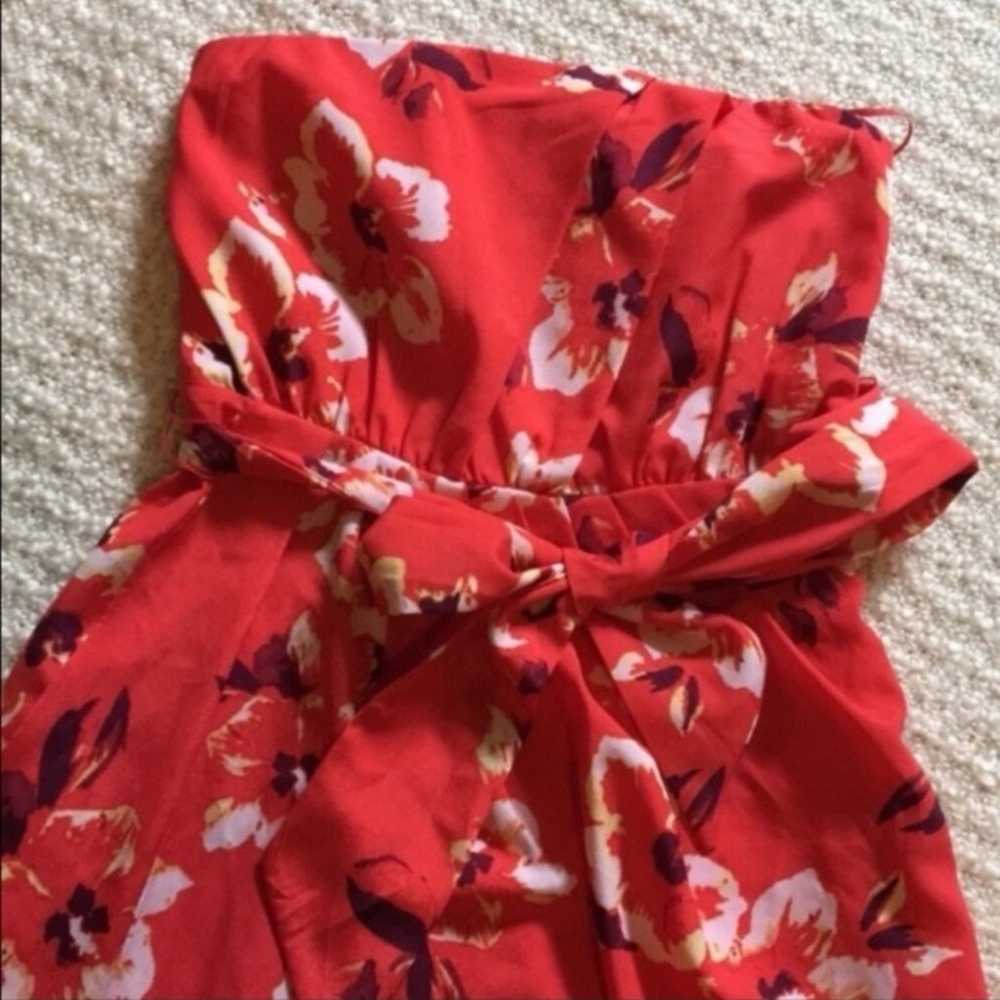 EXPRESS SIZE 0 FLORAL STRAPLESS DRESS - image 3