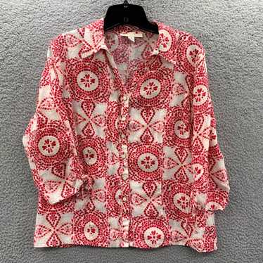 JM Collection JM COLLECTION Blouse Womens Size 8P… - image 1