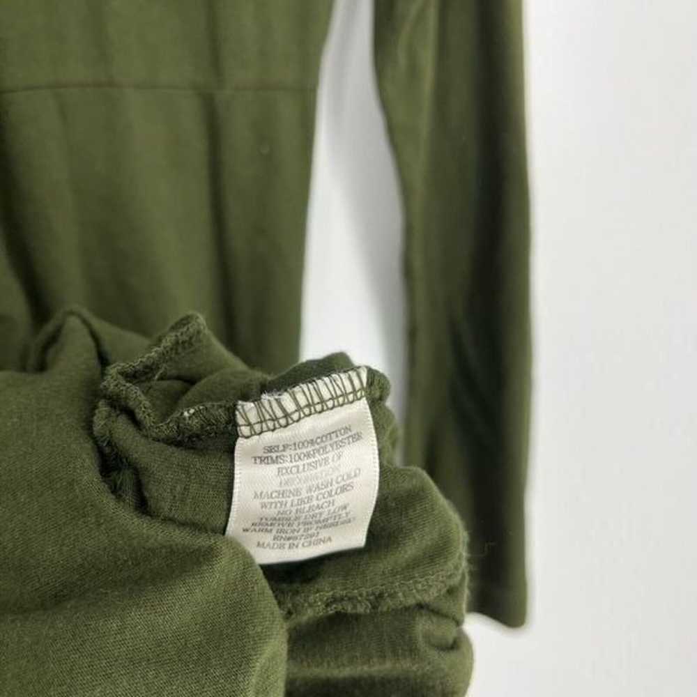 Johnny Was JWLA Dress Size XS Green Hooded Knit E… - image 10