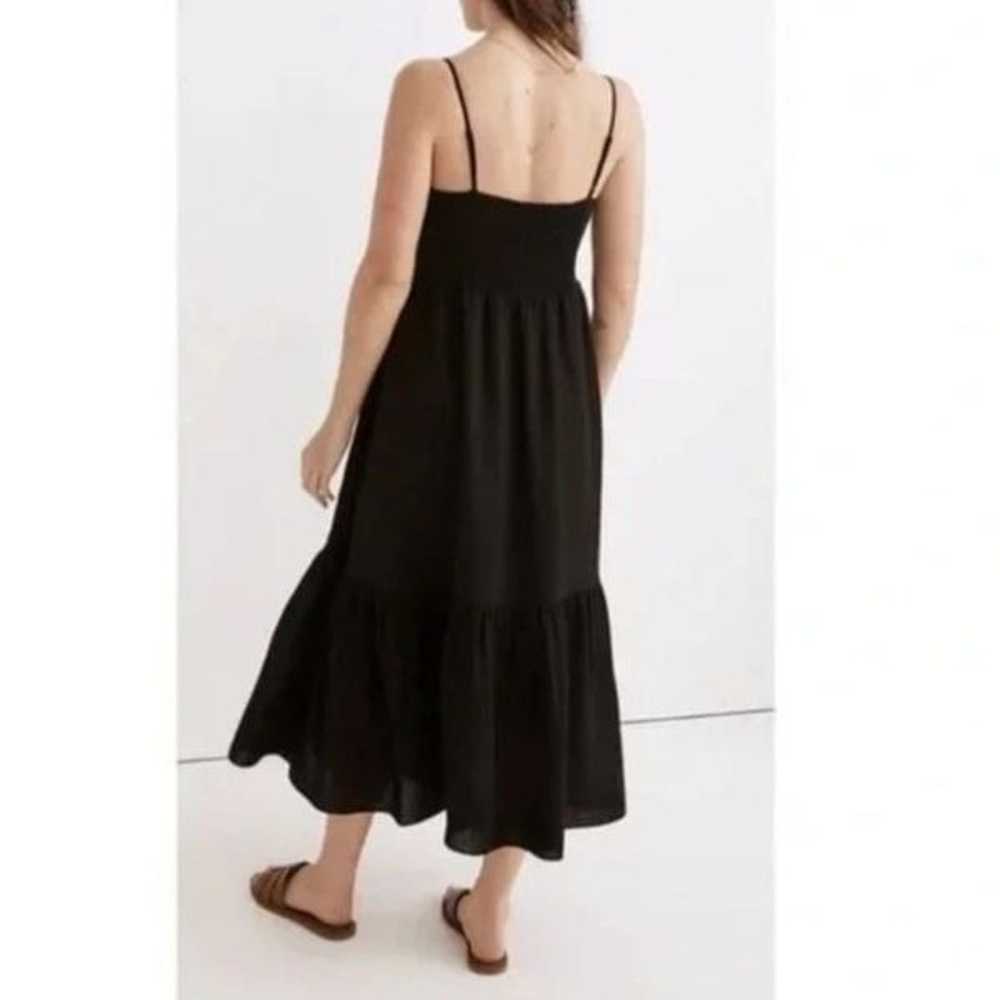 Madewell Black Summer Midi Dress with Cutout 8 - image 2