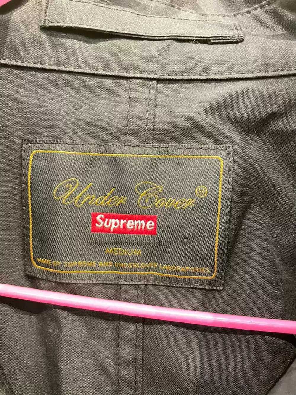 Undercover Undercover X Supreme black trench coat - image 3