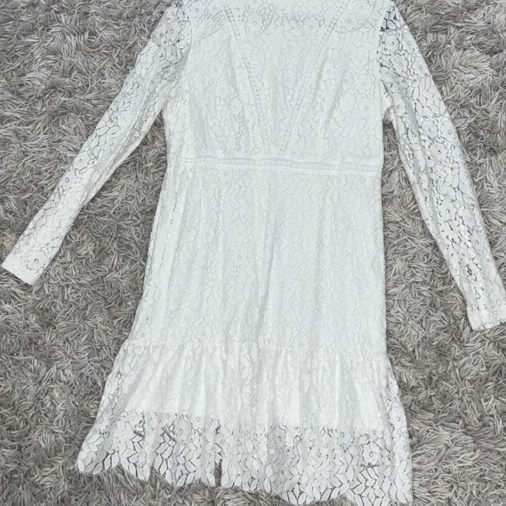 JJS house white lace dress - image 2