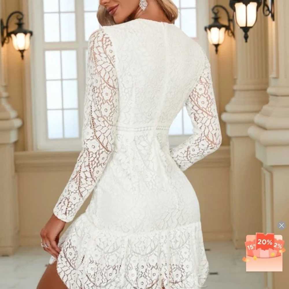 JJS house white lace dress - image 7