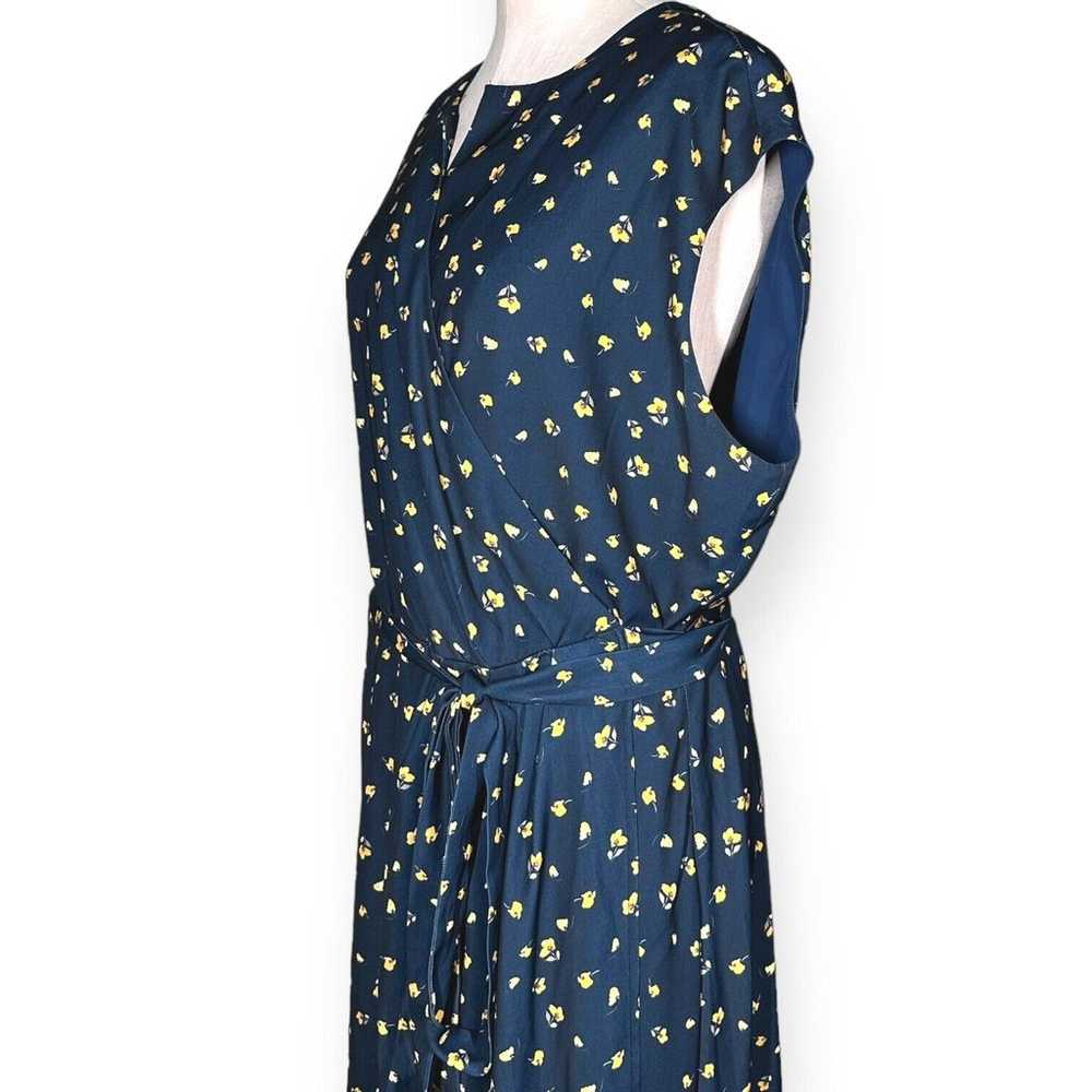 JASON WU X ELOQUII Poppy Wrap A-Line Dress Midi F… - image 5